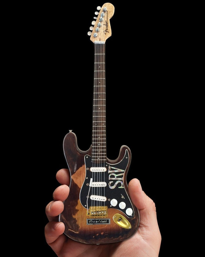 Axe Heaven Stevie Ray Vaughan Fender Stratocaster Mini Guitar Replica - Sunburst