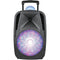 SuperSonic 12-Inch Light-Up Portable Bluetooth DJ Speaker with Disco Light
