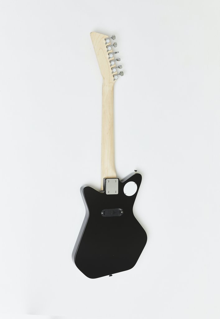 Loog Pro VI Mini Electric Guitar with Built-in Amplifier - Black - LGPRVIEK