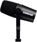 Shure MV7 Podcast Dynamic Microphone w/ USB & XLR - Black - MV7-K-U
