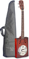 JN Guitars Puncheon 4-String Acoustic Cigar Box Guitar w/ Gig Bag - Cask Burst - OPEN BOX