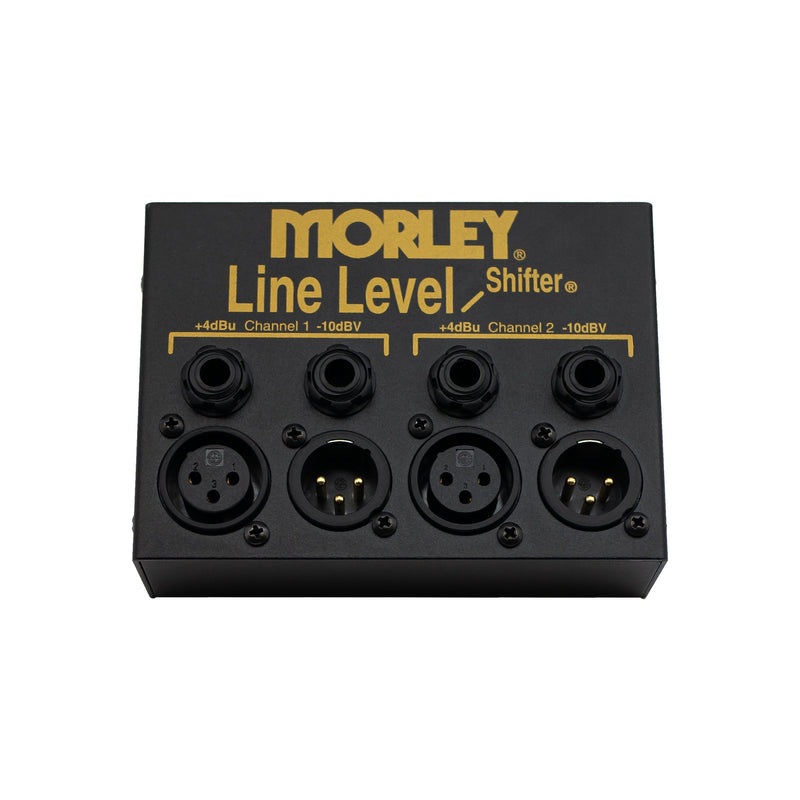 Morley 2-Channel Line Level Shifter 2 with 1/4″ “Smart Jacks” (TS or TRS) - MLLS