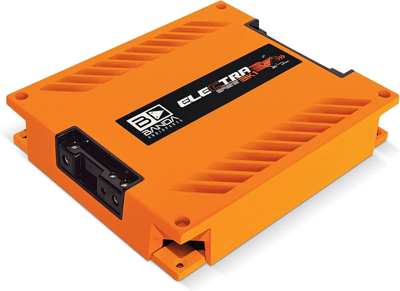 BANDA 3K1OHMORANGE 3000 Watt 1 Ohm Bass Car Audio Amplifier - Orange