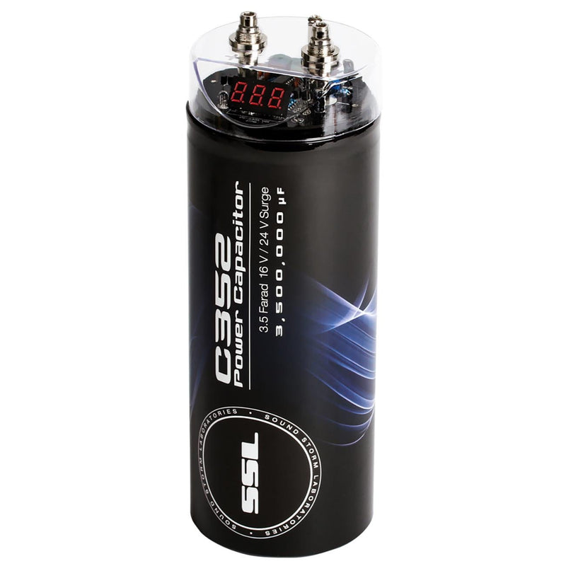 Soundstorm 3.5 Farad Capacitor Black C352