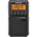 Sangean AM/FM/NOAA Weather Alert Pocket Radio - Black - DT-800BK