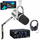 Shure MV7 Ultimate Mic Podcast M-Track Bundle with Studio One 5 Prime