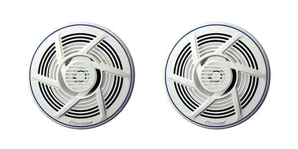 Pioneer 2-Way 160 Watt 6.5" Marine Speakers - White - TSMR1640