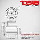 DS18 PRO-TW710 200W Max 4-Ohm 1" VC Bullet Tweeter