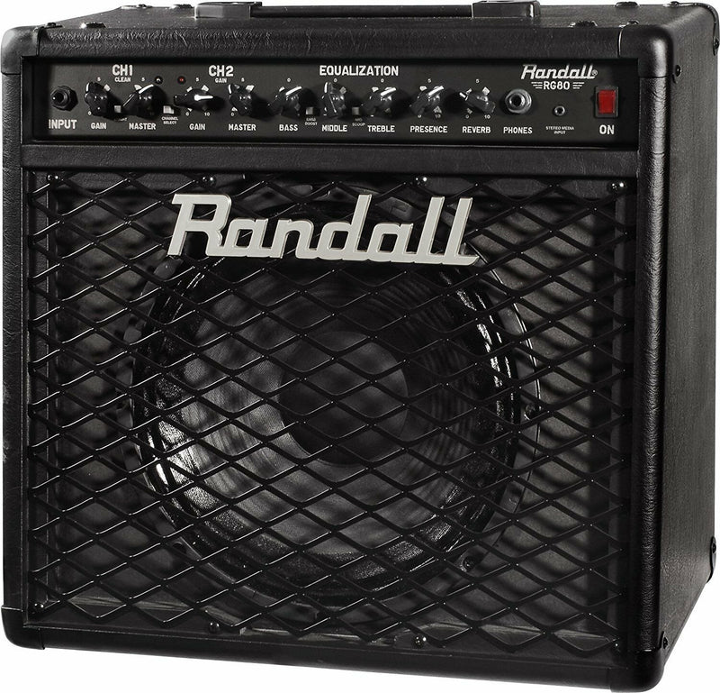 Randall RG80 80W 1x12 Guitar Combo Amplifier Black