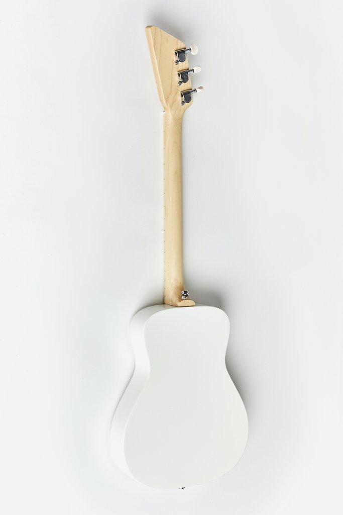 Loog Pro Children's Acoustic Guitar - White - LGPRCAW