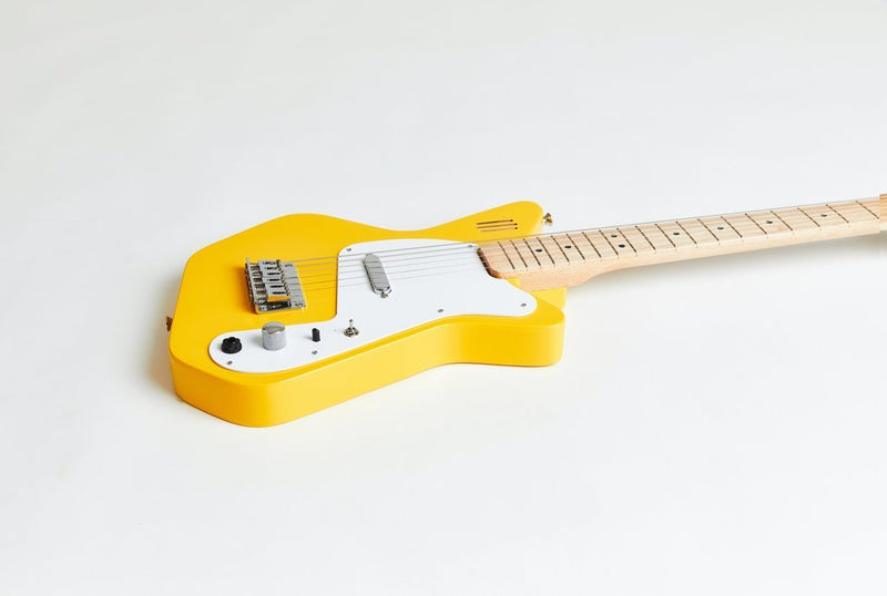 Loog Pro VI Mini Electric Guitar with Built-in Amplifier - Yellow - LGPRVIEY