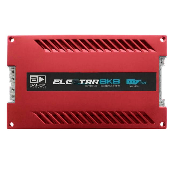 Banda 8K82OHMRED 8000 Watt 2 Ohm Car Amplifier - Red
