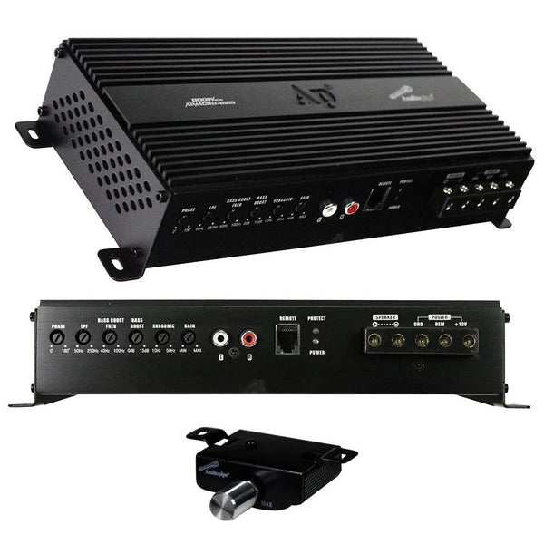 Audiopipe Micro Monoblock Class D Amplifier 800W Max APMCRO-1800