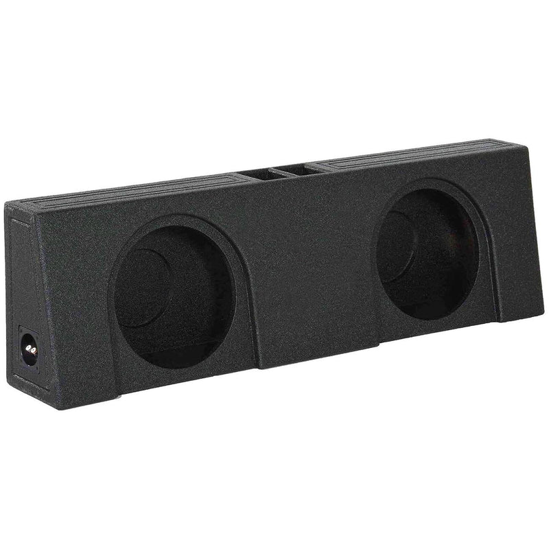 Qpower QBOMB Dual 12 Vented Empty Box Behind Seat Mount QBTRUCK212V