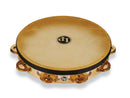 Latin Percussion Pro 10” Single Row Headed Tambourine - Bronze - LP383-BZ