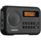Sangean AM/FM Digital Portable Receiver w/ Alarm Clock - Black - PR-D18BK