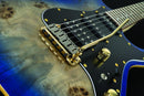 Michael Kelly 60 Ultra Double Cutaway Electric Guitar - Burl Blue Burst