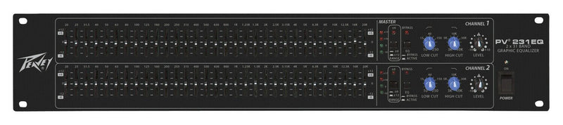 Peavey PV231EQ Two-rack-space 31 Band Per Side Stereo Equalizer