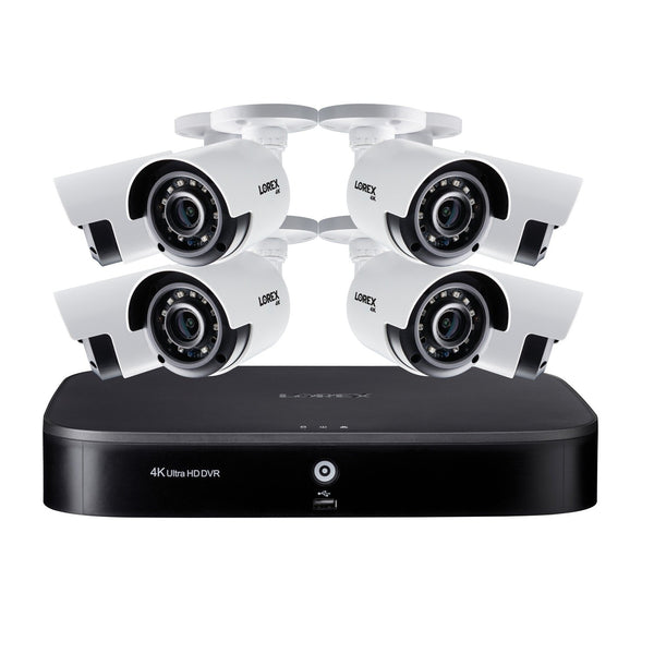 Lorex 4K Ultra HD 8-Channel Security System w/ 2 TB DVR & 8 Night Vision Bullet