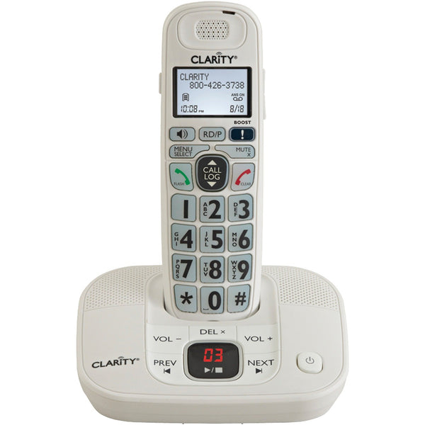 Clarity DECT 6.0 Amplified Cordless Phone with Digital Answering System