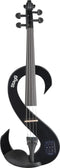Stagg 4/4 S-shaped Electric Violin w/ Soft Case & Headphones - Black EVN 4/4 BK