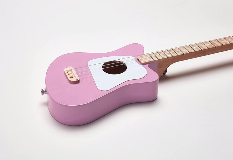 Loog Mini Acoustic Guitar for Children & Beginners - Pink