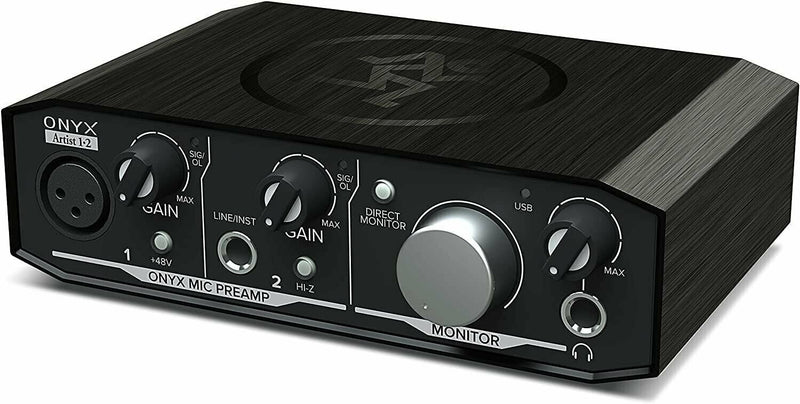 Home Recording Bundle Mackie Onyx Artist 1-2 USB Interface with Pro Tools Intro