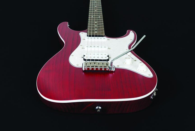 Michael Kelly 63OP Electric Guitar -  Trans Red - MK63OTRERB