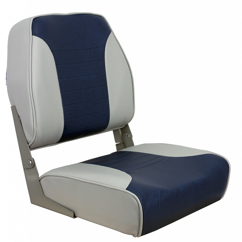 Springfield Economy Multi-Color Folding Seat - Grey/Blue 1040651
