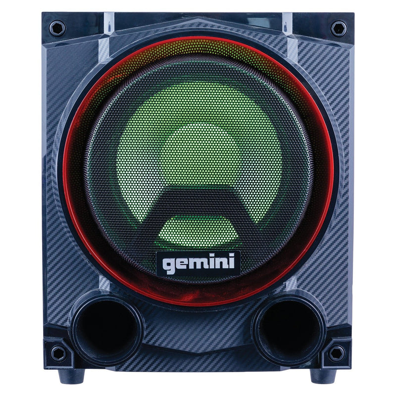 Gemini Home Party Speaker Audio System w/ LED Lighting - GSYS-2000