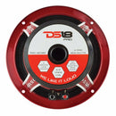 DS18 PRO-NEO8R 8" Midrange Loudspeaker Red Aluminum Basket 4 Ohms 800W Max