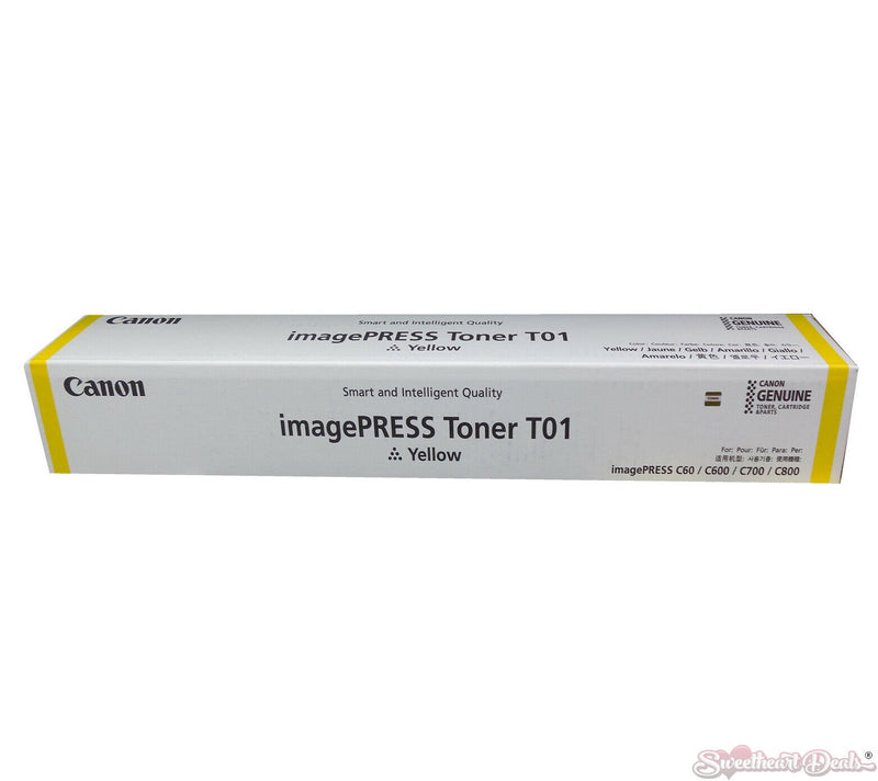 Canon T01YELLOW Yellow Toner Cartridge for T01