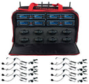 VocoPro UDH-PLAY-8-MIB 8 Channel Wireless Headset/Lapel Microphone System w/ Bag