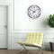 La Crosse 20" Brushed Aluminum Atomic Wall Clock - 404-1220
