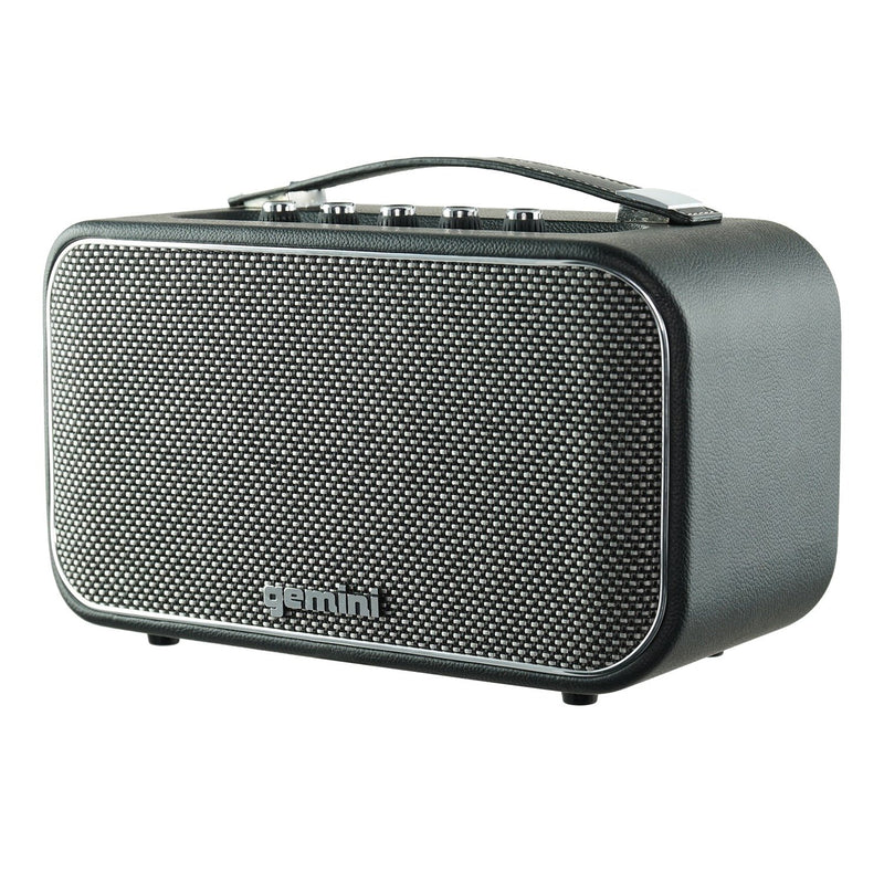 Gemini GTR Portable Bluetooth Speaker 60 Watt w/ Guitar & Mic Inputs - GTR-300