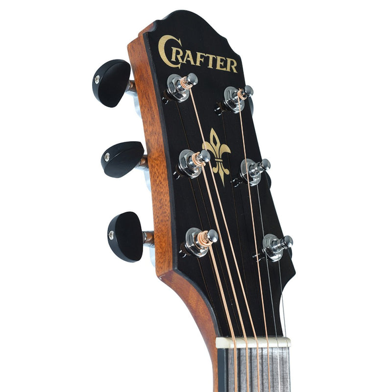 Crafter Silver Series 250 Grand Auditorium Acoustic Electric Guitar - Brown Sunburst