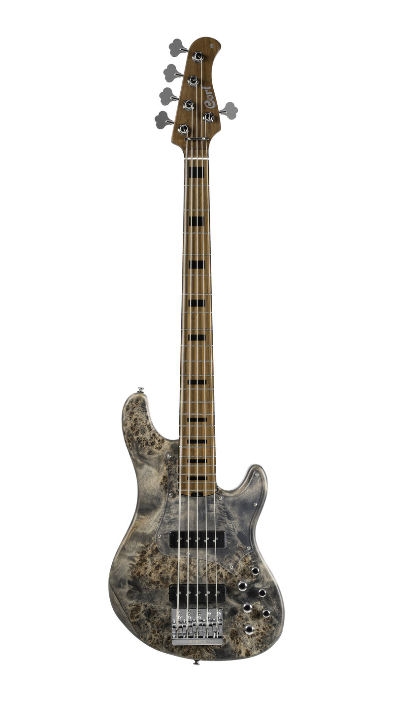 Cort GBMODERN5OPCG GB Series Modern 5 String Bass - Open Pore Charcoal Grey