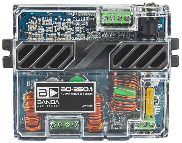 Banda BD 250.1 Mono 250 Watts Max 4 Ohm Car Audio Amplifier