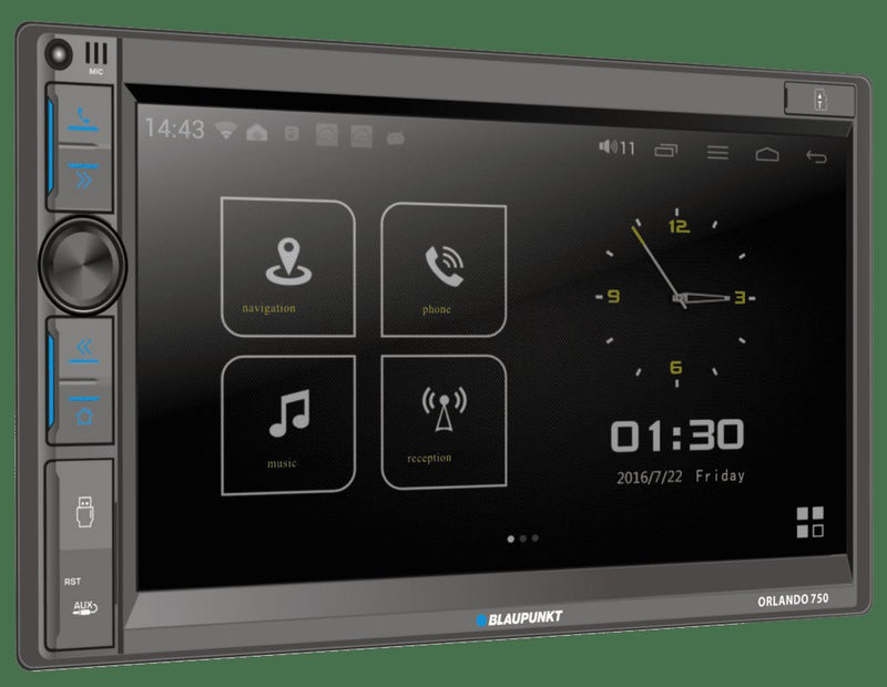 Blaupunkt ORLANDO750 6.9" Touch Multimedia Receiver w/ Apple CarPlay & Android