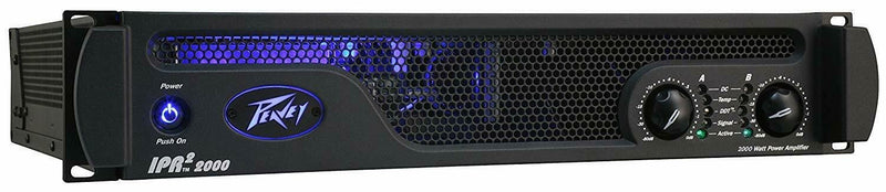 Peavey IPR2 2000 Power Amplifier with 2 Channel Linkwitz-Riley Crossovers