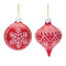 Etched Snowflake Ornament (Set of 12)