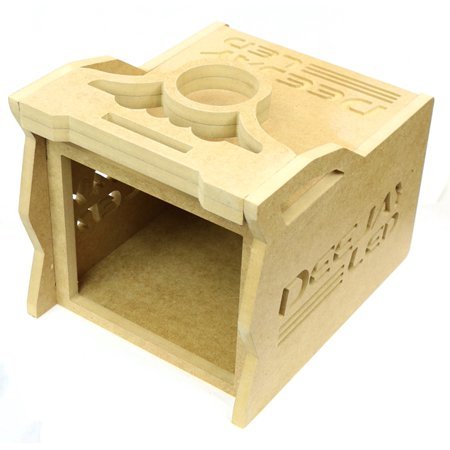 DEEJAY LED 1 DIN 3 EQ Wood Controller Case for Mobile Competitions - TBH1DIN3EQ