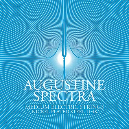 Augustine Spectra Nickel-Plated Steel Electric Guitar Strings Medium 12-Pack