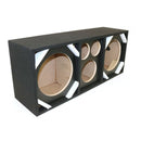 DeeJay LED Speaker Enclosure w/ 2 10" Woofers 2 Tweeters & 1 Horn - Carbon Black