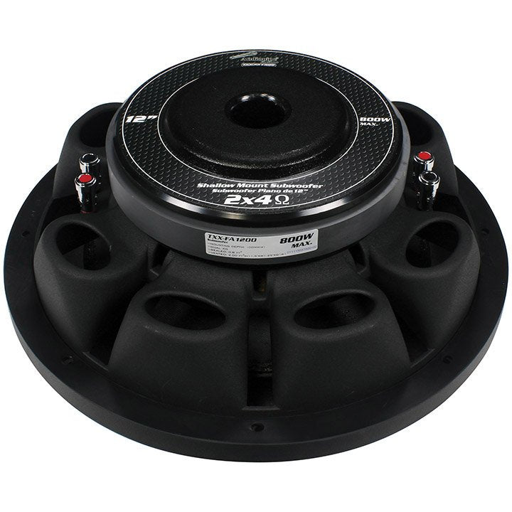 Audiopipe Shallow 12" Subwoofer DVC 4 ohm 800 Watts Max TXX-FA1200