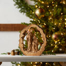 Tree Disc Nativity Scene Cut Out 16"H