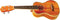 Oscar Schmidt Left-Handed Concert Ukulele with Gig Bag - OU5LHK-A