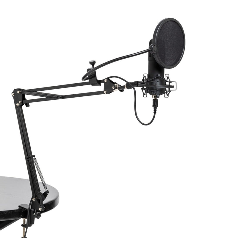 Stagg USB Microphone Set w/ Stand, Shock Mount, Pop Filter & Cable - SUM45 SET