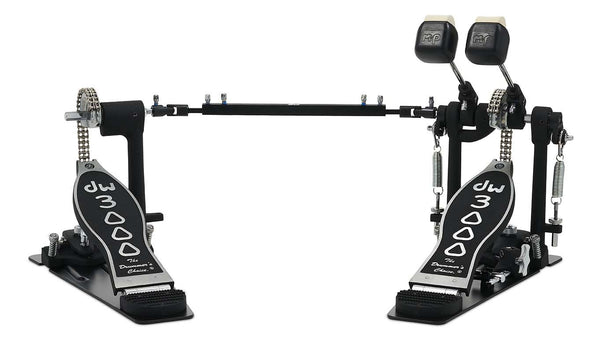 DW Drums 3000 Series Double Bass Drum Pedal - DWCP3002