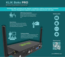 KLIK Boks PRO Wireless Presentation System w/ Wi-Fi, VGA, HDMI & Wireless Remote